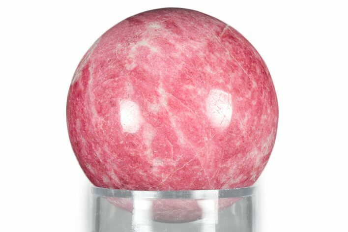 Hot-Pink, Polished Thulite Sphere - Trondheim, Norway #343934